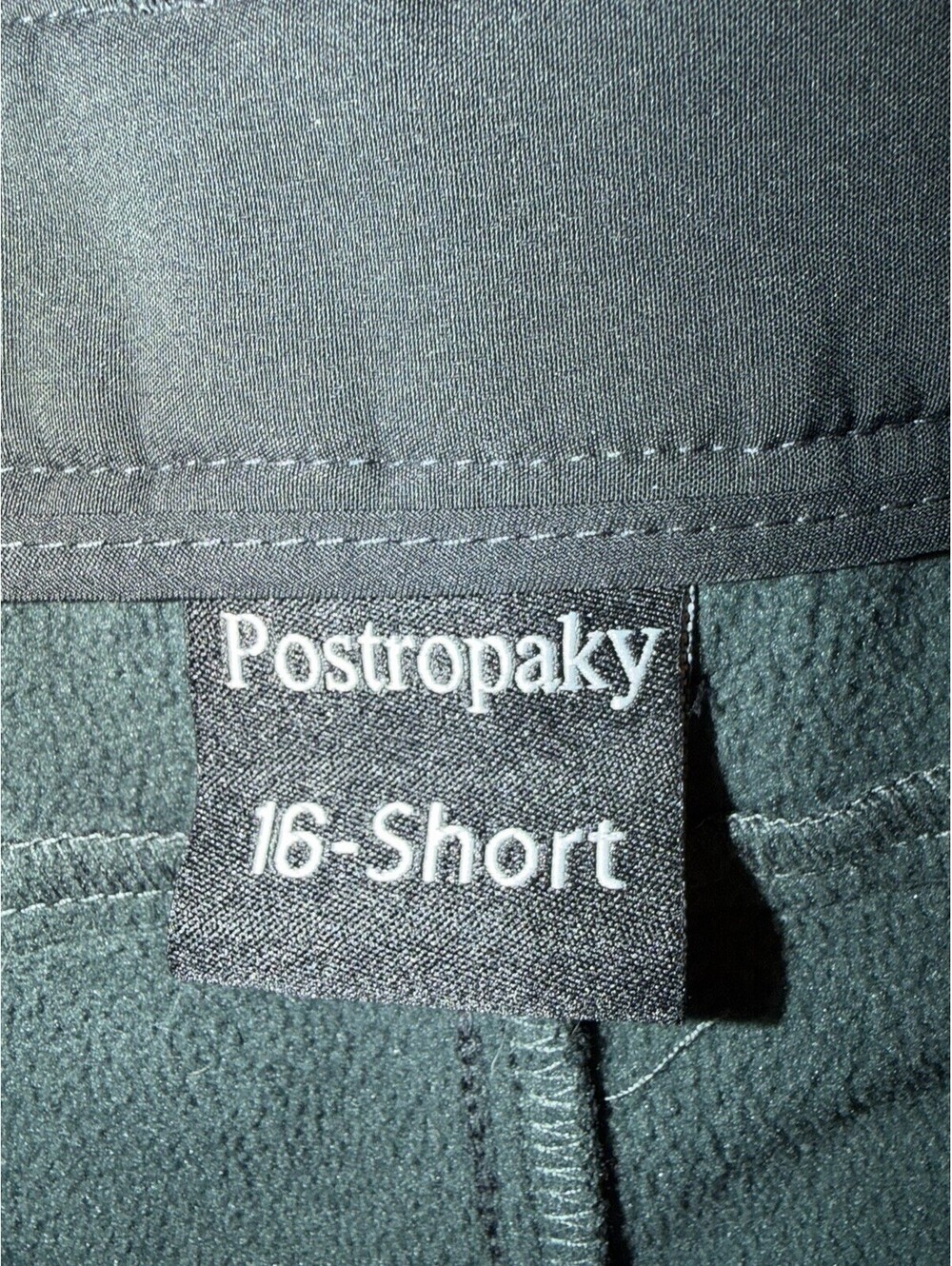 Postropaky Stretch Women 16 Short Outdoor Snow Pants Zip Leg Black/Gray & Orange - Picture 6 of 8